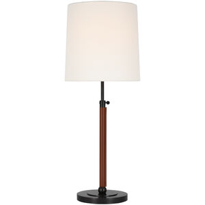 Thomas O'Brien Bryant2 27.5 inch 15.00 watt Bronze and Saddle Leather Wrapped Table Lamp Portable Light, Large