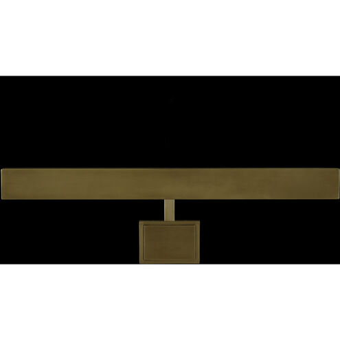 Leah 0 watt Antique Brass Picture Light Wall Light