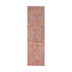 Preston 67 X 47 inch Pale Pink/Silver Gray/Burnt Orange/Rose/Saffron Rugs, Rectangle