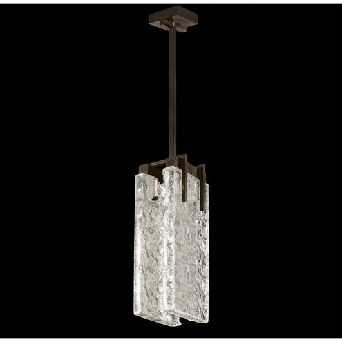 Terra 2 Light 7.75 inch Bronze Pendant Ceiling Light in Clear