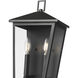 Munger 2 Light 16.5 inch Powder Coated Black Outdoor Wall Sconce
