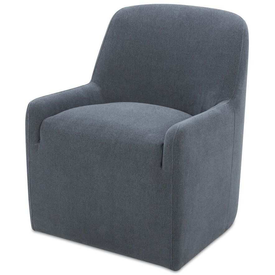 Maisie Blue Rolling Dining Chair