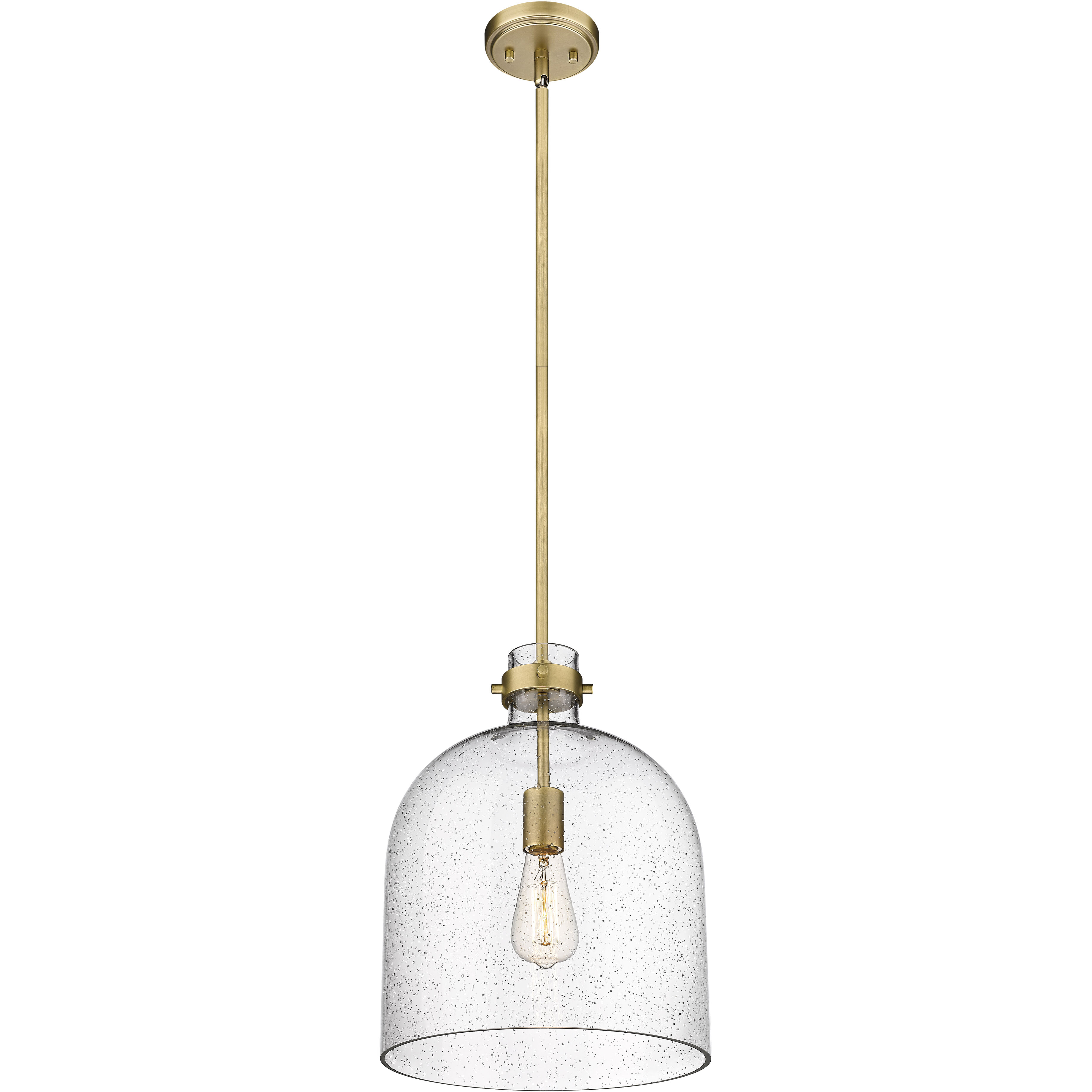 Pearson 1 Light 12 inch Rubbed Brass Pendant Ceiling Light
