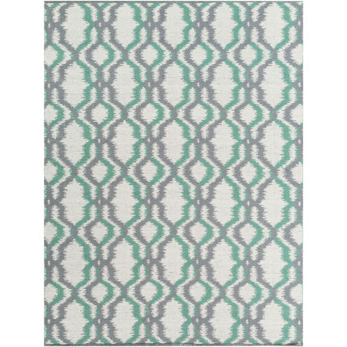 Juniper 132 X 96 inch Ivory, Emerald, Charcoal Rug