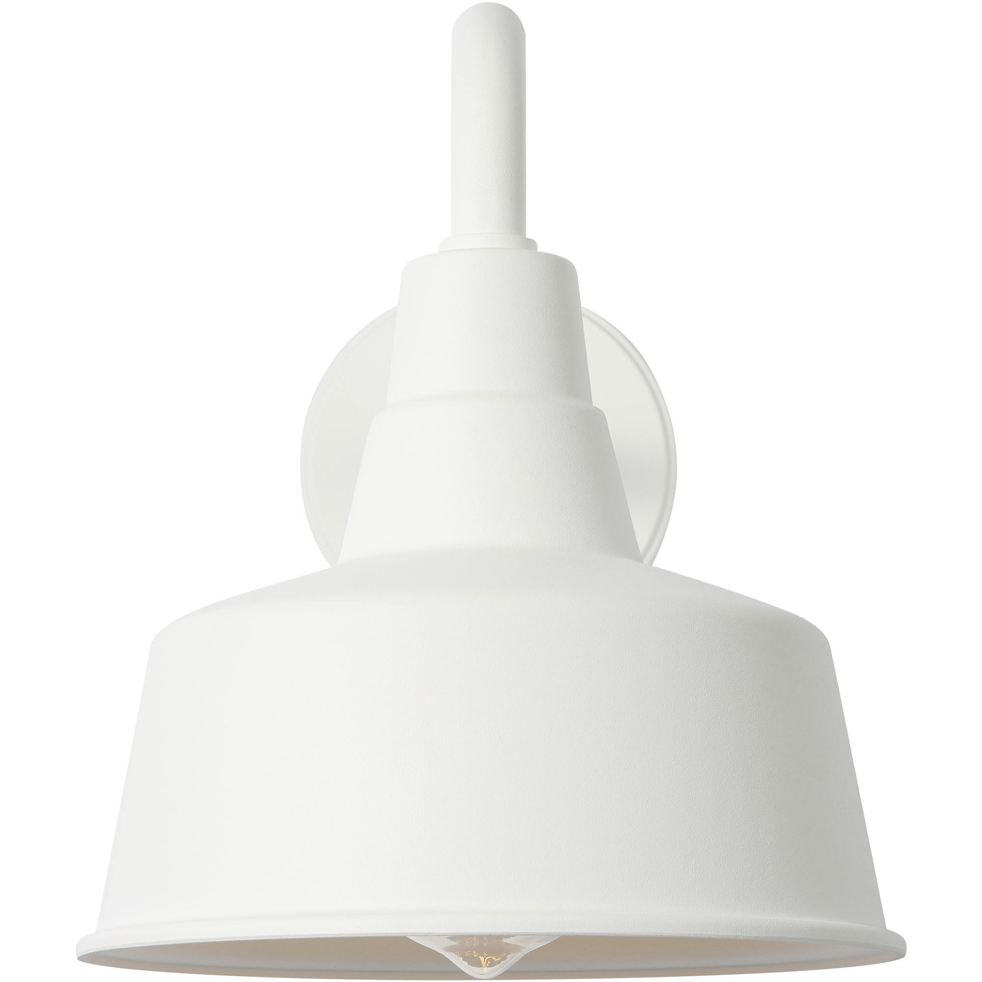 Sean Lavin Barn Light 1 Light 10 inch Outdoor Textured White Outdoor Wall Lantern