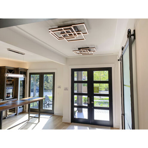 Traverse LED LED 31 inch Black Flush Mount Ceiling Light