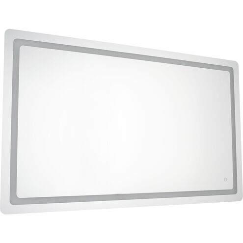 Seneca 60 X 60 inch Sandblasted Merc Edge Wall Mirror