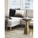 Font 22 X 16 inch Yellow Side Table