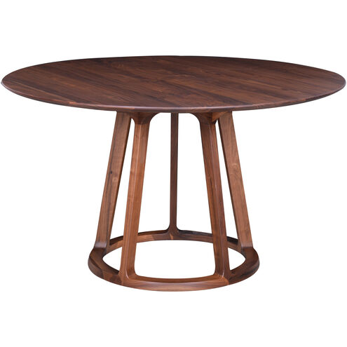 Aldo 47 X 47 inch Brown Dining Table, Round