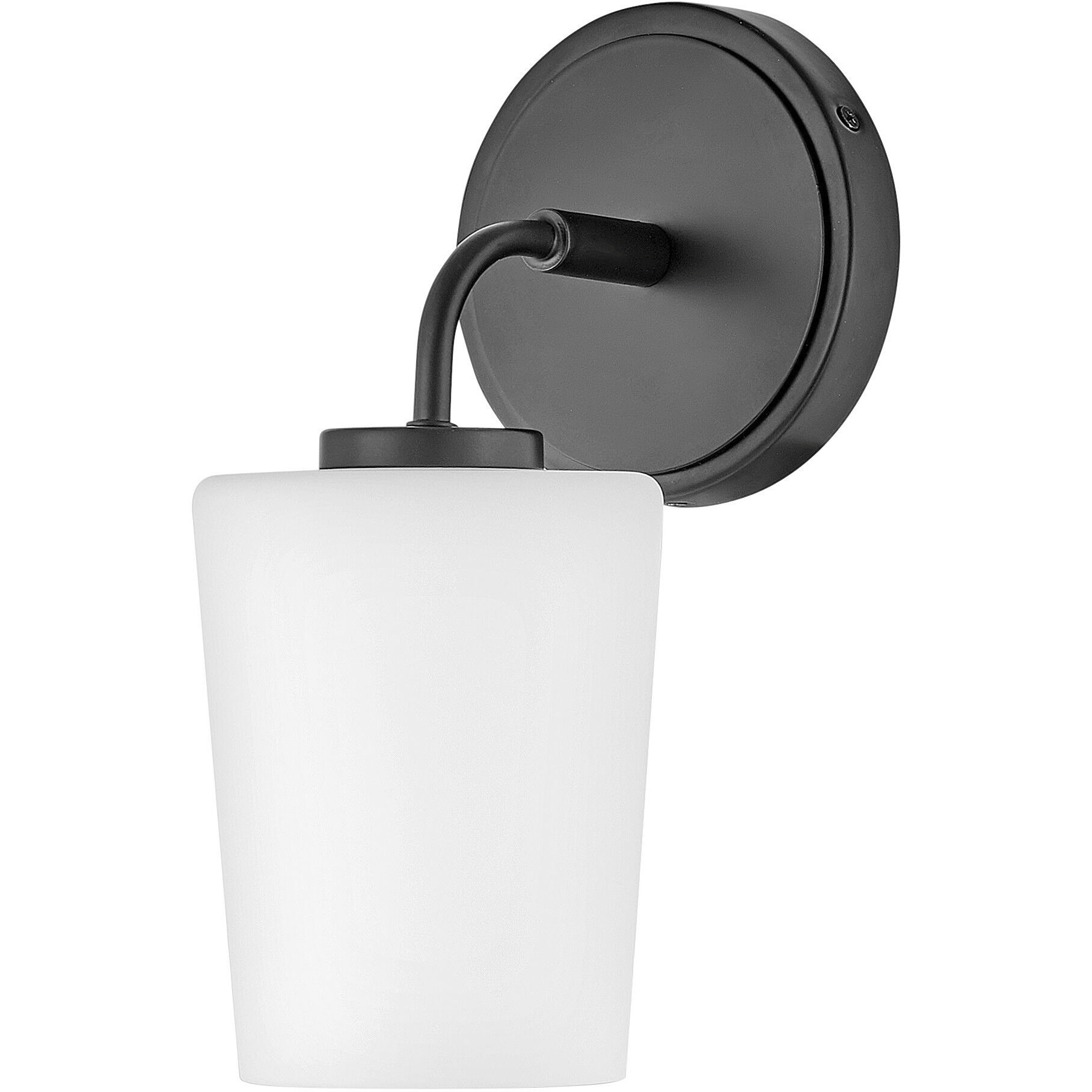 Kline LED 6.75 inch Black Bath Light Wall Light