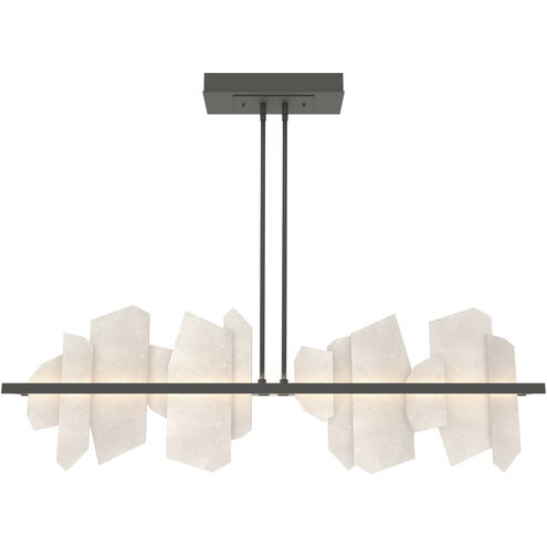 Volterra Linear Pendant Ceiling Light in Natural Iron