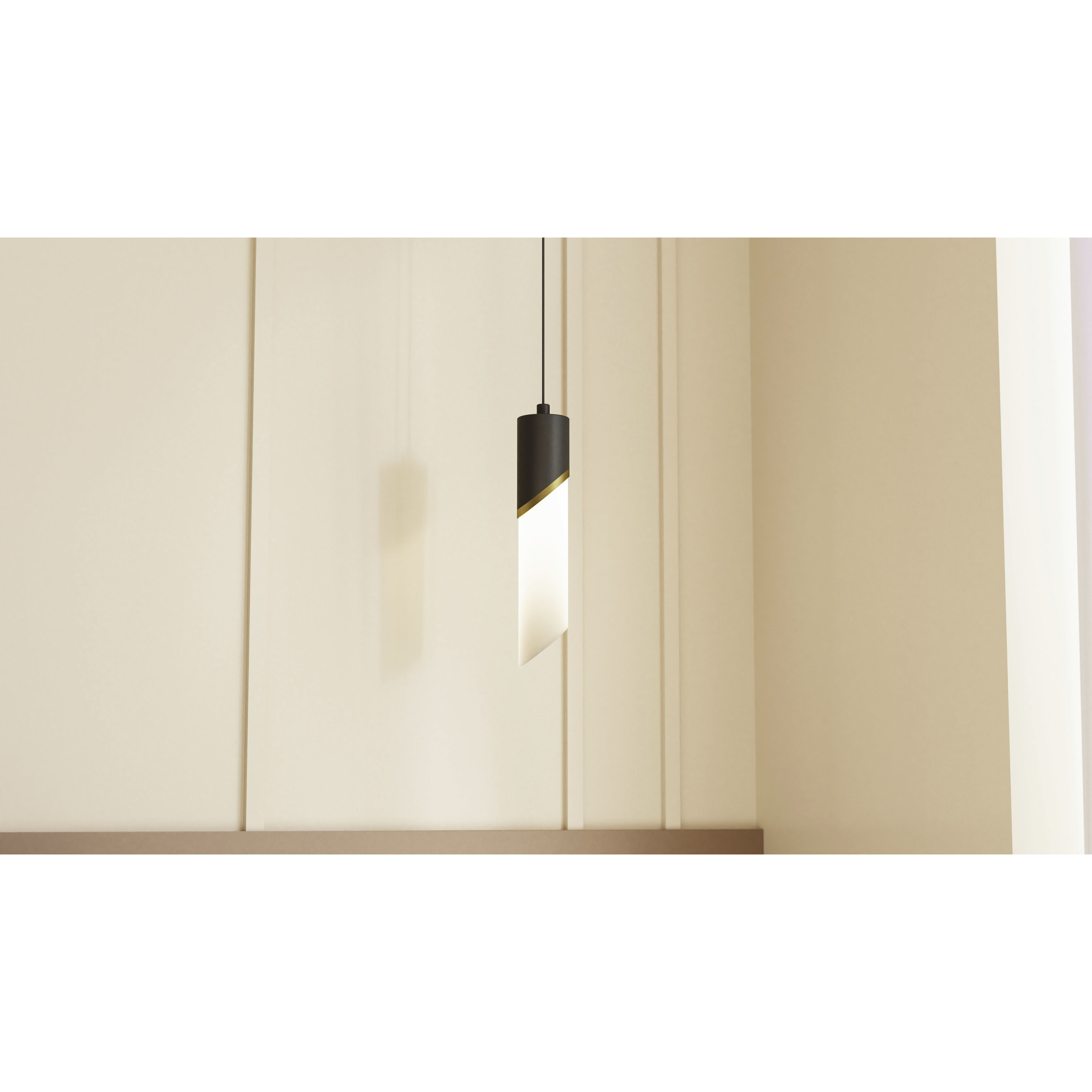 Alys LED 2.5 inch Matte Black Mini Pendant Ceiling Light, Small