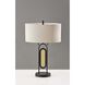 Levy 27 inch 40.00 watt Black with Webbed Caning Material Table Lamp Portable Light