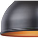Delano Oil Burnished Bronze and Light Gold Outdoor Motion Sensor