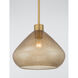 Elaris 1 Light 12.5 inch Legacy Brass Pendant Ceiling Light