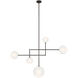 AERIN Linnea LED 56.5 inch Modern Iron Chandelier Ceiling Light