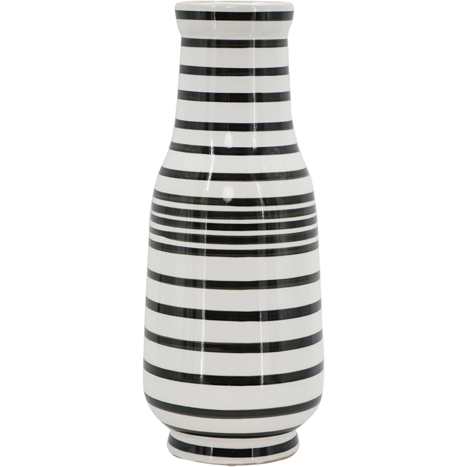 Striped 15.9 X 6.5 inch Vase