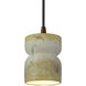 Radiance Collection 1 Light 3.5 inch Greco Travertine Pendant Ceiling Light