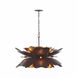 Botanic Panic 13 Light 28 inch Dark Bronze and French Gold Pendant Ceiling Light