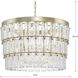Chevall 9 Light 32 inch Gilded Silver Chandelier Ceiling Light, Design Series