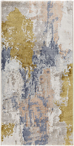 Delight 47 X 24 inch Mustard Rug, Rectangle