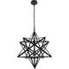 Nocturne 1 Light 24 inch Black Pendant Ceiling Light