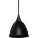 Divi 1 Light Black Cord Pendant Ceiling Light