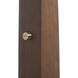 Taper 92 inch 14.00 watt Walnut and Weathered Brass Arc Floor Lamp Portable Light