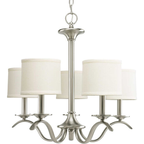 Briscoe 5 Light 23 inch Brushed Nickel Chandelier Ceiling Light