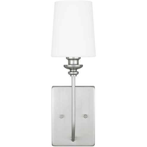 Bellevue 1 Light 5 inch Brushed Nickel Wall Bath Fixture Wall Light