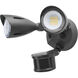 Brentwood LED 7.17 inch Black Outdoor Security Light