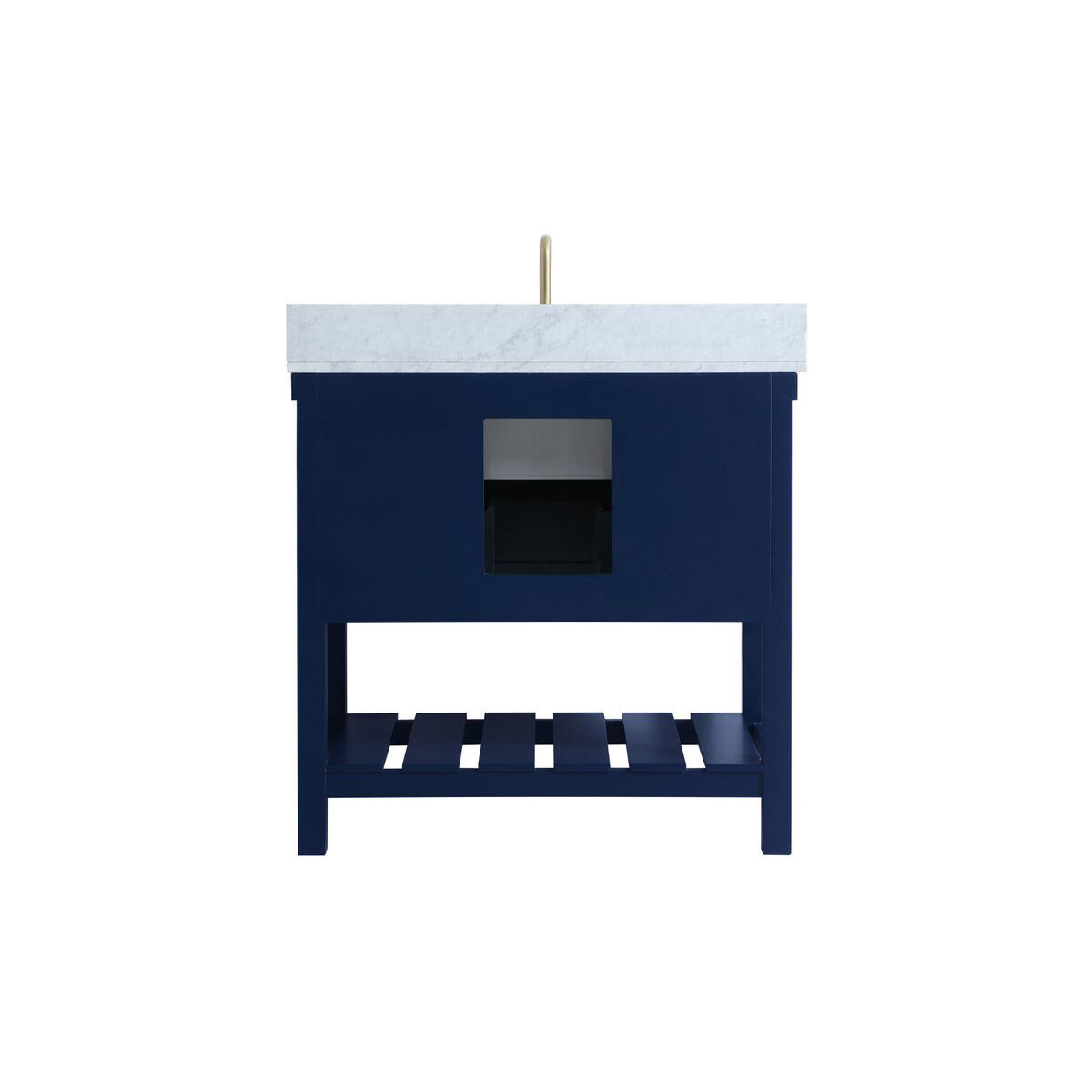 Clement 36 X 22 X 34 inch Blue Bathroom Vanity Cabinet