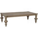 Graff 64 X 37.5 inch Weathered Coffee Table