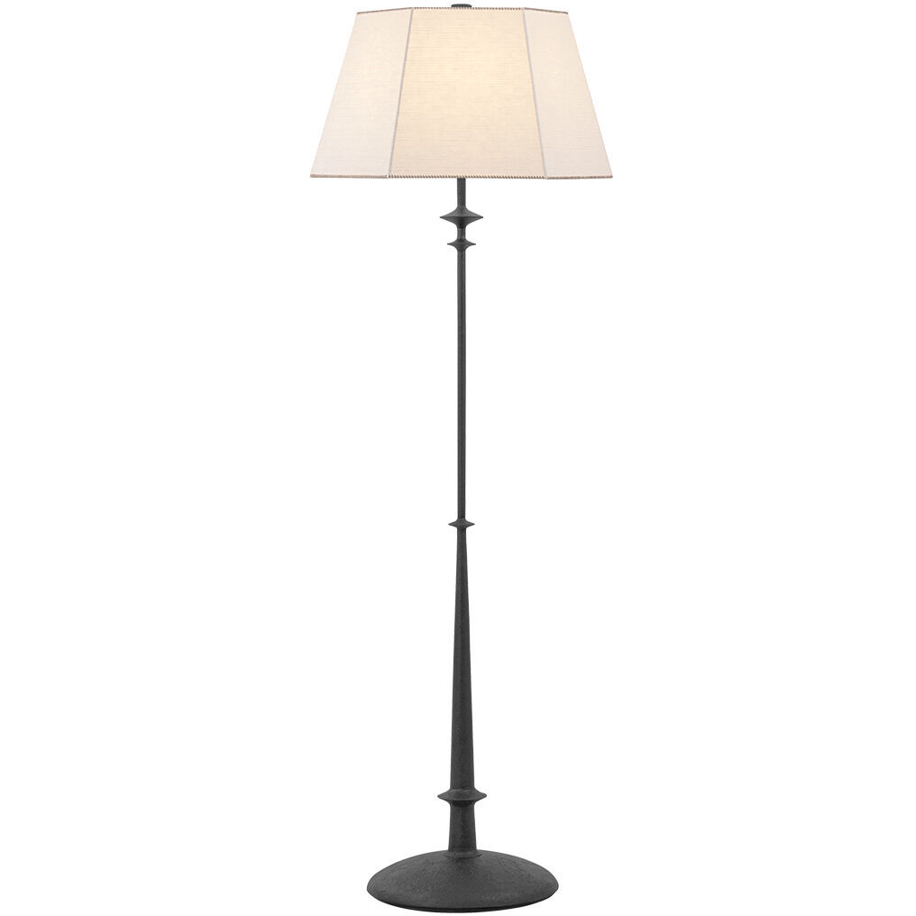Celmins 64 inch 15.00 watt Black Iron Floor Lamp Portable Light