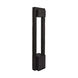 Park 120 12.5 watt Black Bollard Lighting in 3000K, WAC Landscape