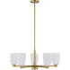 Baldwin 5 Light 28 inch Noble Brass Chandelier Ceiling Light, Essentials