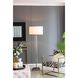 Anita 65 inch 60.00 watt Bronze and White Floor Lamp Portable Light
