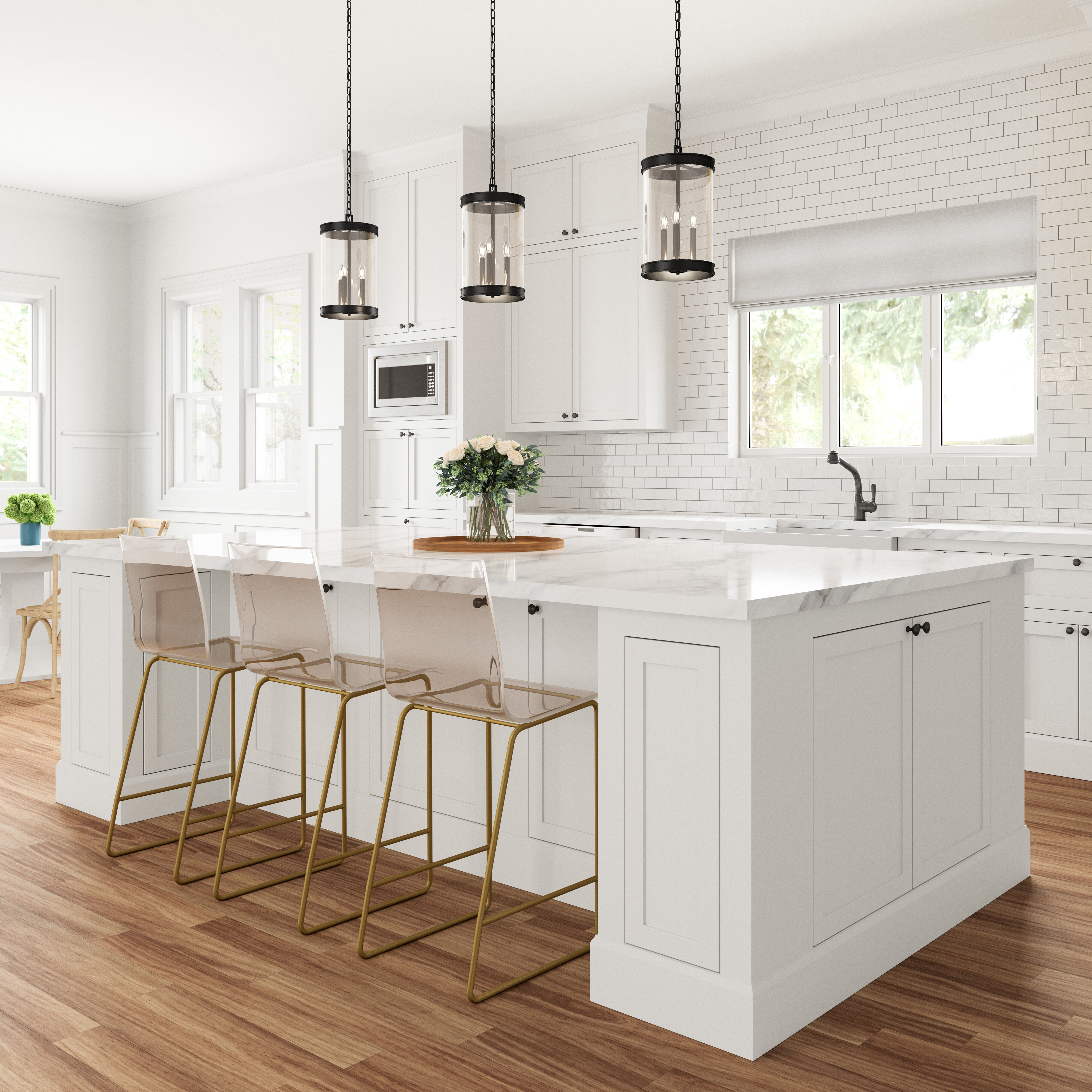 Mendoza Pendant Ceiling Light in Matte Black