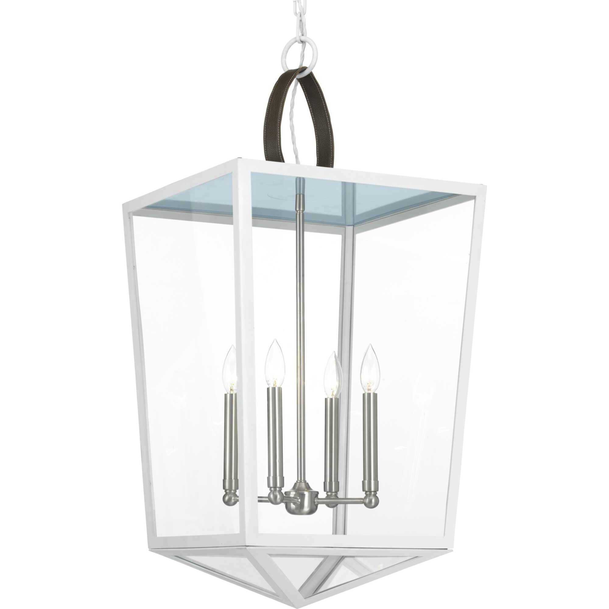 Oludeniz Beach 4 Light 16.25 inch White Foyer Pendant Ceiling Light, Design Series