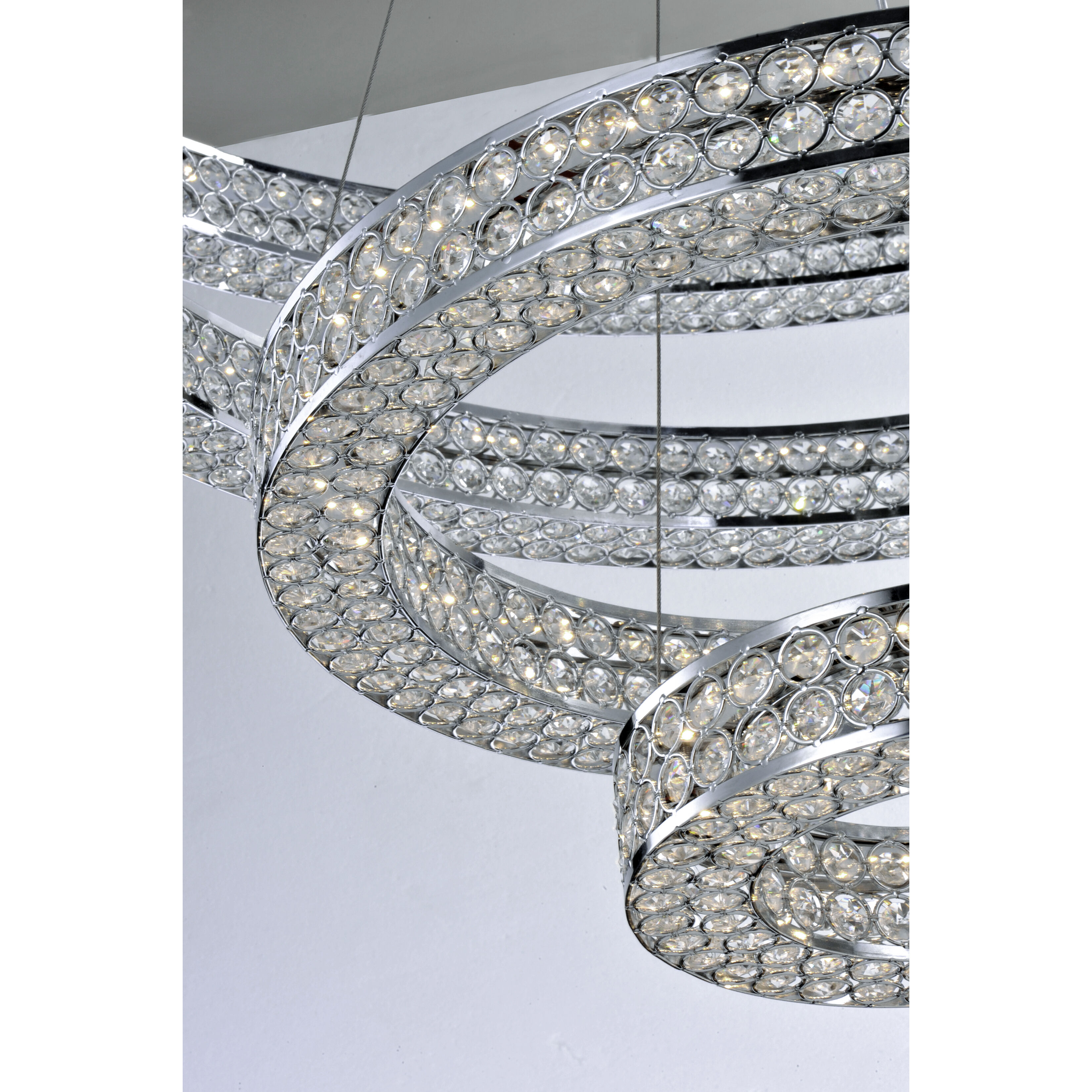 Eternity LED LED 60 inch Polished Chrome Foyer Pendant Ceiling Light