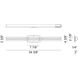 Marquin LED 34.38 inch Oxidized Grey Wall Sconce Wall Light