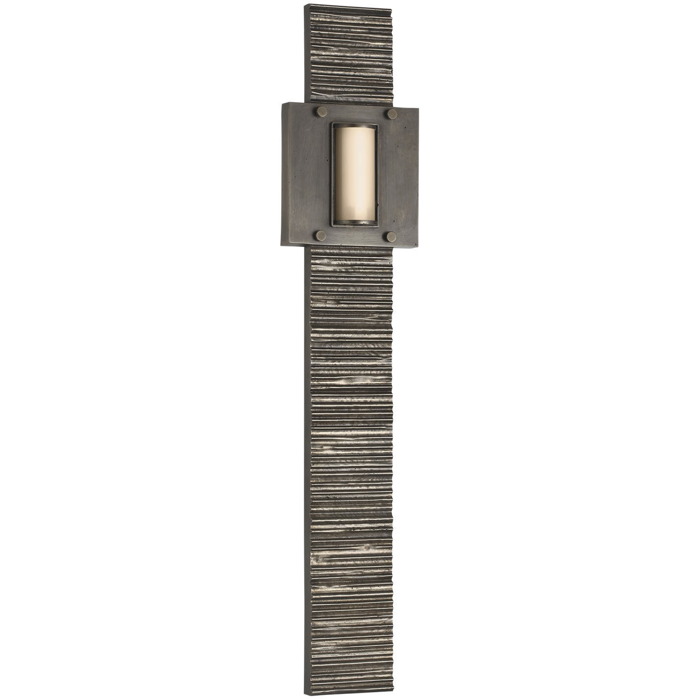 Anne-Marie Barton Fumar Tail Sconce Wall Light in Ridged Graphite