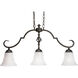 Melbourne 3 Light 29 inch Espresso Chandelier Ceiling Light