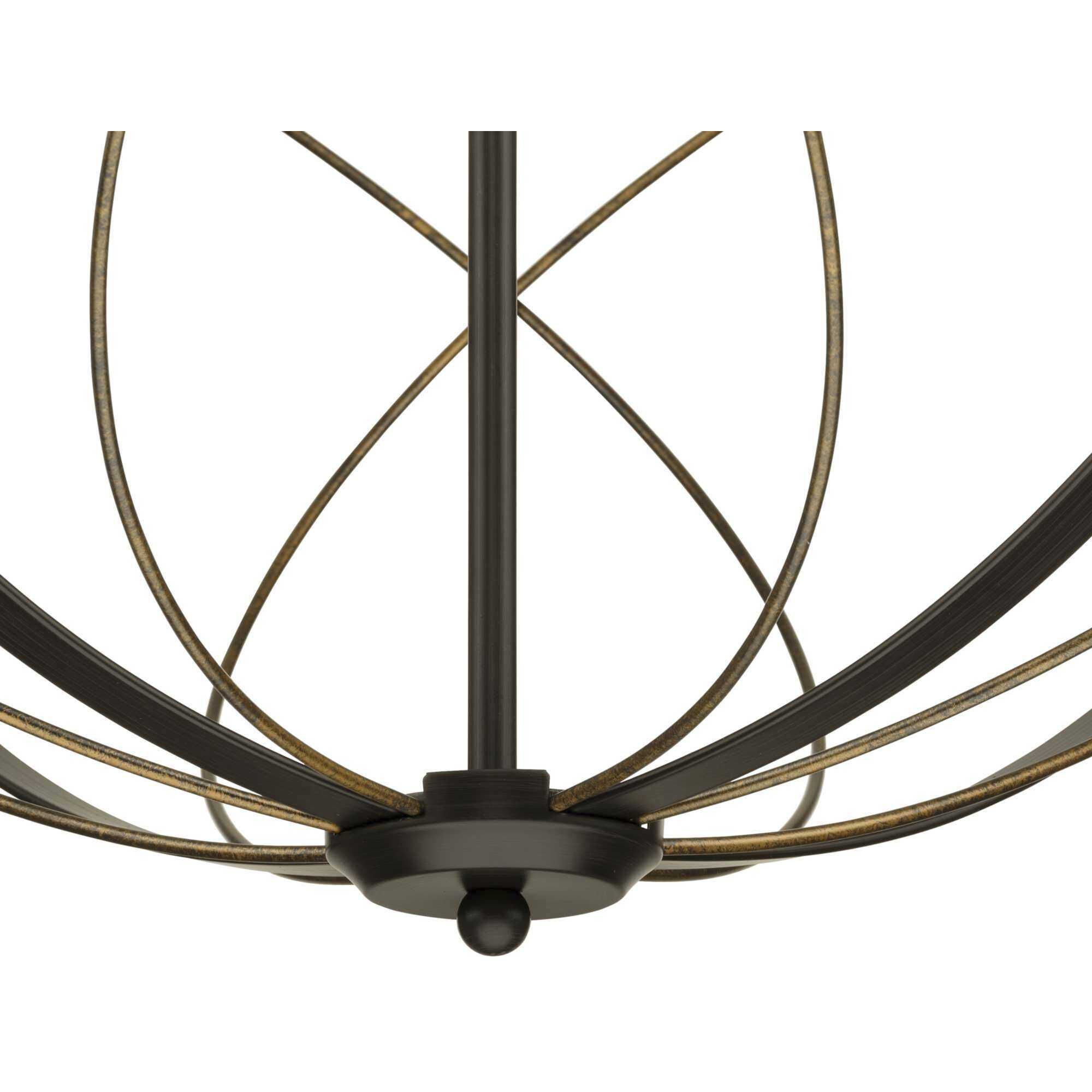 Gerald Ave 6 Light Antique Bronze Pendant Ceiling Light