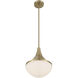 Ogdon 1 Light 12 inch Noble Brass Pendant Ceiling Light