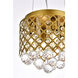 Tully 4 Light 10 inch Brass Pendant Ceiling Light