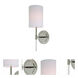 Hudson 1 Light 5 inch Polished Nickel Wall Sconce Wall Light
