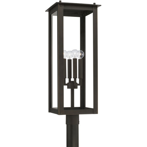 Hunt 4 Light 11.00 inch Post Light & Accessory