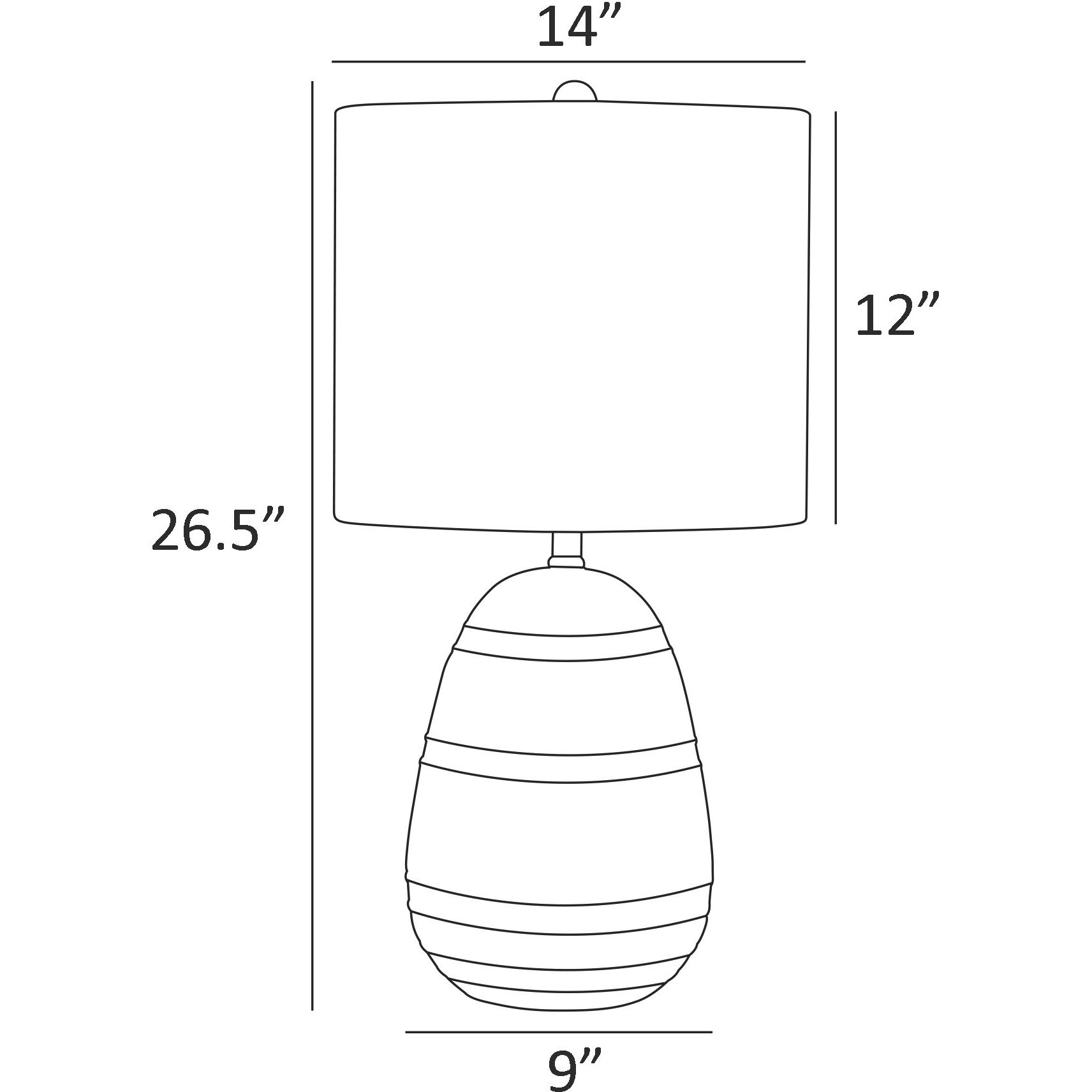 Hinata 27.25 inch 150.00 watt Bronze Table Lamp Portable Light