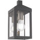 Nyack 1 Light 11 inch Scandinavian Gray Outdoor Wall Lantern